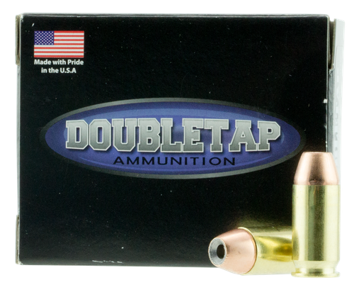 DoubleTap Ammunition 45A185CE Home Defense  45ACP 185gr Jacketed Hollow Point 20 Per Box/50 Case