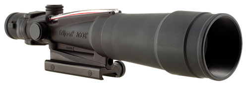 Trijicon 100173 ACOG  Black Hardcoat Anodized 5.5x50mm Illuminated Red Chevron .223/5.56 BDC Reticle