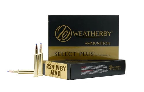 Weatherby R224805FBT   224WthbyMag 80.5gr 20 Per Box/10 Case