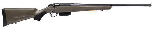 Tikka JRTXGSL38222MT T3x Superlite 6.5 Creedmoor 3+1 22.40" Blued Fluted Threaded Barrel, Blued Drilled & Tapped Steel Receiver, Fixed Green Synthetic Stock