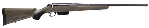 Tikka JRTXGSL38222MT T3x Superlite 6.5 Creedmoor 3+1 22.40" Blued Fluted Threaded Barrel, Blued Drilled & Tapped Steel Receiver, Fixed Green Synthetic Stock