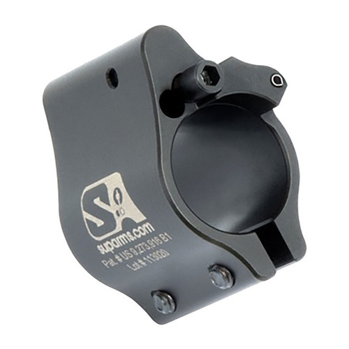 AR-15 CLAMP ON ADJUSTABLE GAS BLOCK .625'' BLACK