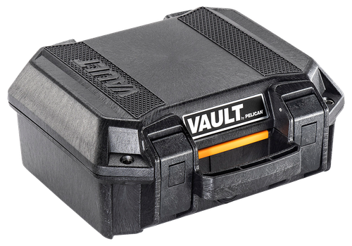 Pelican VCV100 Vault Case Small Black Polymer Holds Handgun