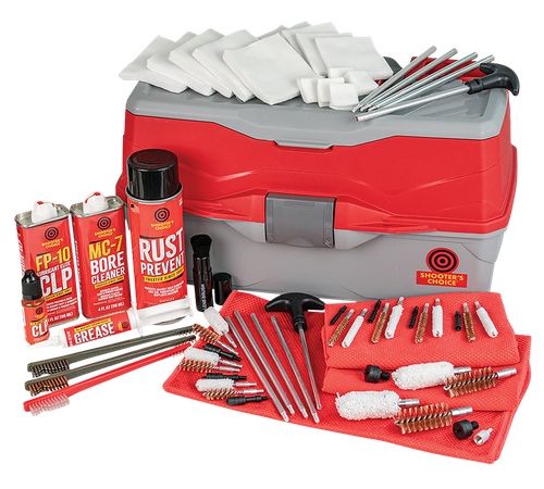 Shooters Choice 900MC Bullseye Box Cleaning Kit Multi-Caliber/12 Gauge Firearm Type Universal Nylon/Bronze/Stainless Steel Bristle