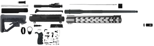 TacFire SSRK308LPK20BN AR Build Kit  Sports South Exclusive 308 Win AR-10 Black Nitride 5/8"x24