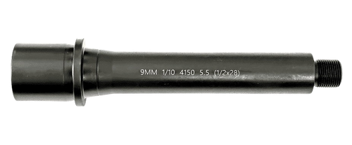 Lead & Steel Llc LS9MM5.5-28 AR9  9mm Straight Profile Black Nitride Chrome Moly Vanadium