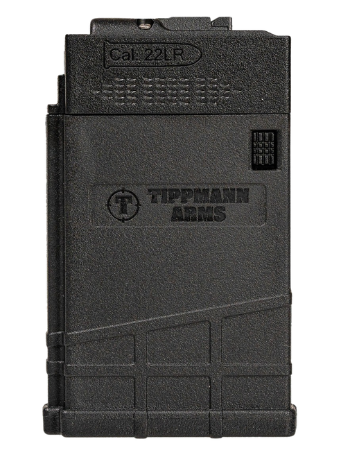 Tippmann Arms A201065 M4-22  10rd Low Profile 22 LR, Black Steel