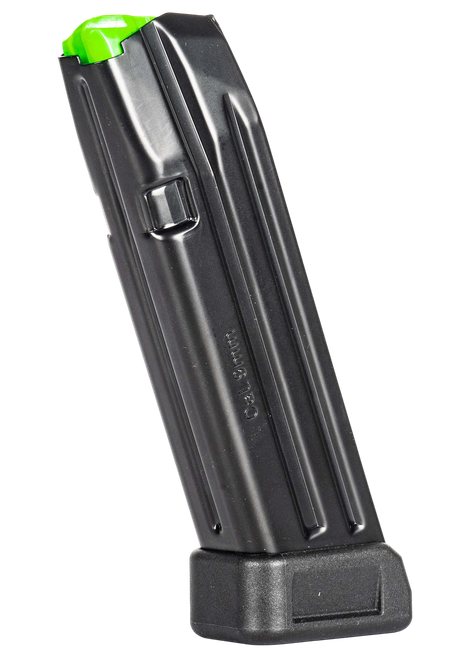 Mec-Gar MGG172003A Glock 17 20rd Extended 9mm Luger, Black Carbon Steel w/Black Floorplate
