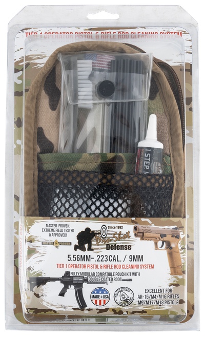 Pro-Shot MMULTICAM5569MM Rod Cleaning System Multi-Caliber Pistol/Rifle Multi-Camo Pouch Case
