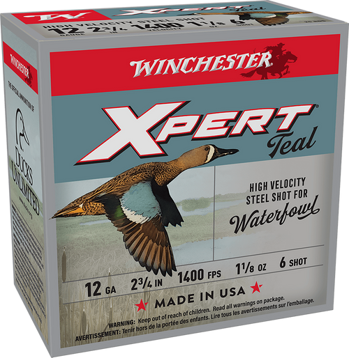 Winchester Ammo WEX12H6 Super X Xpert High Velocity 12Gauge 2.75" 1 1/8oz 6Shot 25 Per Box/10 Case