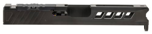 True Precision Inc TPG19SBCRMR Axiom Optic Cut Slide Fits Glock 19 Gen1-3 Black DLC Anodized 416R Stainless Steel