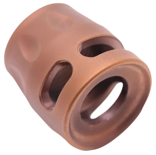 True Precision Inc TPSMICROC Micro Compensator S-Type Copper 416R Stainless Steel 1/2"x28 Threads 9mm/380 ACP