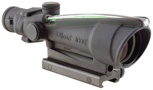 Trijicon 100149 ACOG  Black Hardcoat Anodized 3.5x35mm Illuminated Green Chevron .223/5.56 BDC Reticle