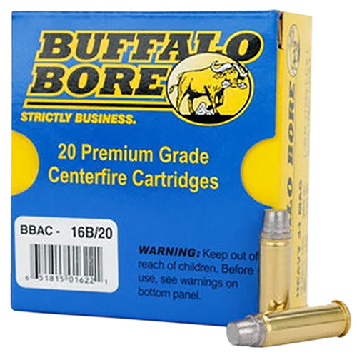 Buffalo Bore Ammunition 16B20 Heavy Strictly Business 41Rem Mag 230gr Hard Cast Semi Wadcutter 20 Per Box/12 Case