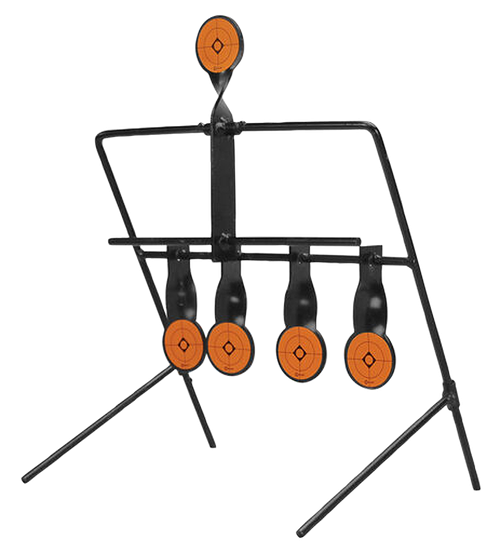 Caldwell 820585  Resetting Target Airgun AR500 Steel Black/Orange Impact Enhancement Motion 1.50"