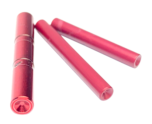 Cross Armory CRG5PSRD 3 Pin Set Dimpled Compatible w/Glock 17/19/26/34 Gen5 Red Steel Pistol