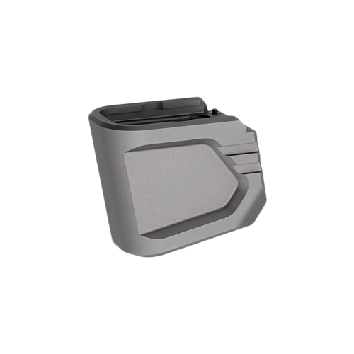 Tyrant CNC TDG48MAGEXG  Magazine Extension Fits Glock 43x/48 Gray Aerospace Grade Aluminum