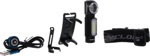 Cyclops CYC-HLH500 Hades Horizon 250/500 Lumens Red/White P9 LED Bulb Black Anodized 100 Meters Distance