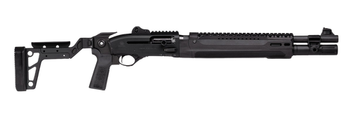 Langdon Tactical Tech LTT1301HBCFBLK Beretta 1301  3" 7+1 18.50" Black Heat Shield Barrel, Black Anodized Aluminum Receiver, Black Chisel Folding Synthetic Stock, Beretta Patrol Forend