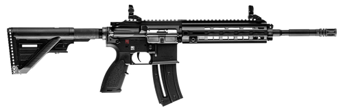 HK 81000402 HK 416  22 LR 10+1 16.10" Black Steel Threaded Barrel Aluminum w/M-LOK & Picatinny Rail Black Aluminum Receiver Black Retractable Stock Right Hand