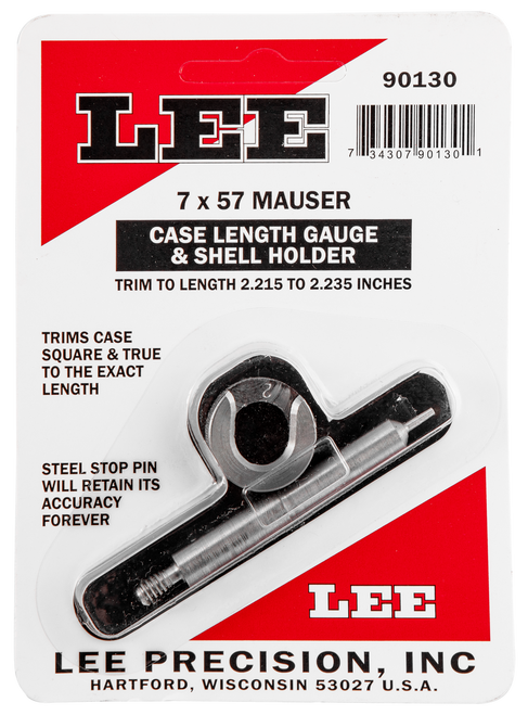 Lee Precision 90130 Case Length Gauge  7x57mm Mauser Steel 0.07 lbs