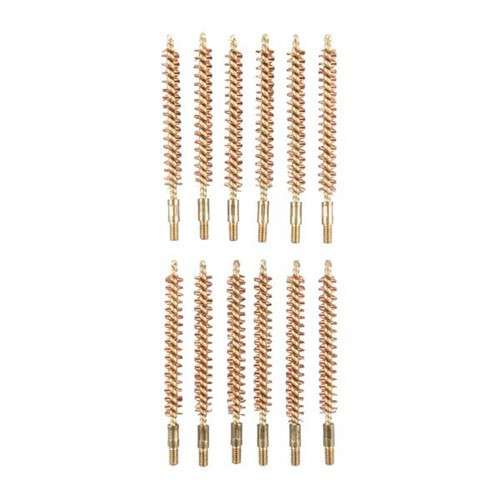 BRONZE RIFLE BORE BRUSH, 270 CALIBER, 8-32M, 12 PACK