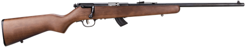 Savage Arms 60703 Mark II G Youth 22 LR 10+1 19" Matte Black Button Rifled Barrel, Matte Black Drilled & Tapped Carbon Steel Receiver, Satin Brown Fixed Wood Stock, Right Hand