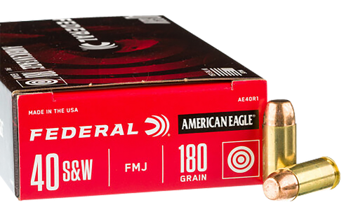 Federal C40180A400 Champion Training 40S&W 180gr Full Metal Jacket 400 Per Box/1 Case *Loose