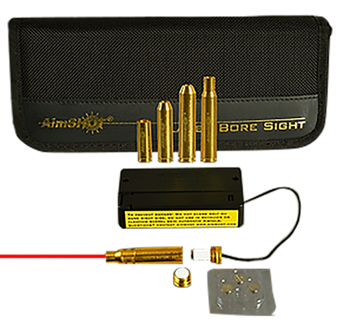Aimshot MBSKIT3 Modular Rifle Boresighter Kit 243/308 Win/7.62x54mm Chamber Brass