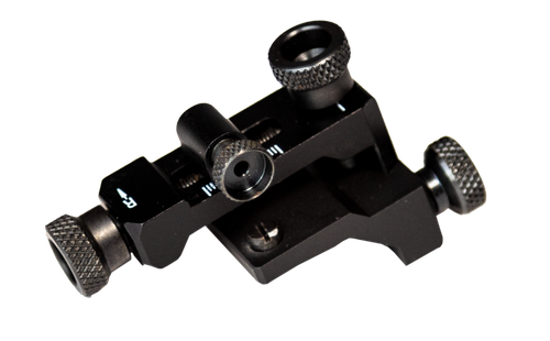 CVA AC1750 Micro-Adjust Williams Western Long Range Rear Peep & Front Globe Sight Reticle Kit  Black