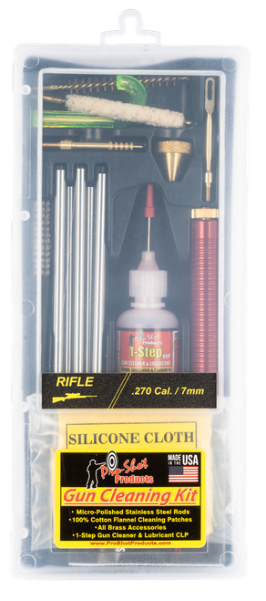 Pro-Shot R2707KIT Classic Box Kit Multi-Caliber Rifle/Black Plastic Case
