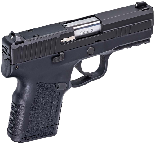 Kahr Arms KX9094RD10 X9  9mm Luger 10+1 3.54" Stainless Steel Barrel, Blackened Optic Ready/Serrated Stainless Steel Slide, Black Polymer Frame w/Picatinny Rail