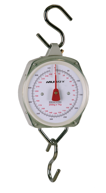 Muddy MUDGS550 Dial Game Scale  Gray Aluminum 550 lbs Weight Capacity