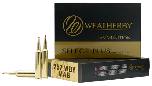 Weatherby B257100TTSX Select Plus  257WthbyMag 100gr Barnes Tipped TSX Lead Free 20 Per Box/10 Case