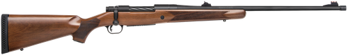 Mossberg 28121 Patriot  Full Size 300 Win Mag 3+1 24" Matte Blued Fluted Threaded Barrel, Drilled & Tapped Matte Blued Stainless Steel Receiver, Walnut Fixed Stock, Right Hand