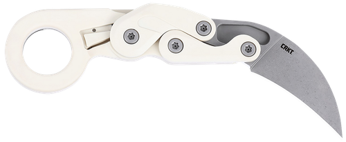 CRKT 4041S Provoke  2.47" Folding Karambit Plain Stonewashed AUS-8A SS Blade, Grivory Handle