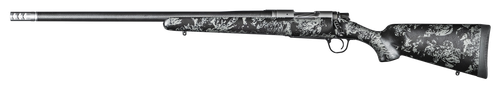 Christensen Arms 8010618400 Ridgeline FFT 300 PRC 3+1 22" Carbon Fiber/Threaded Barrel, Stainless Steel, Black with Gray Accents Stock, Left Hand
