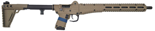 Kel-Tec SUB2K9GLKTAN SUB2000 Gen3 9mm Luger 15+1 16.15" Black Steel Threaded Barrel, Tan Picatinny Rail Aluminum Receiver, Black Synthetic Folding Stock, Black Polymer Grip