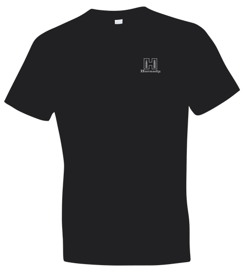 Hornady Gear 30125 Fueled By Hornady  Black Cotton, Short Sleeve Semi-Fitted 2XL
