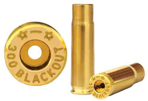 Starline Brass 300BLKEUP100 Unprimed Cases  300 Blackout Rifle Brass 100 Per Bag