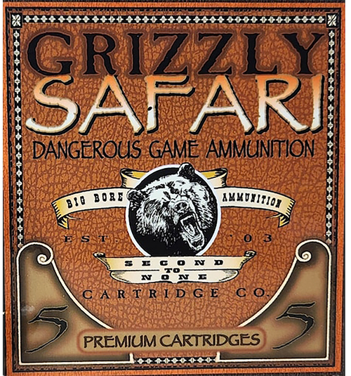 Grizzly Ammo GC416RG5   416Rigby 400gr Solid Brass 5 Per Box/10 Case