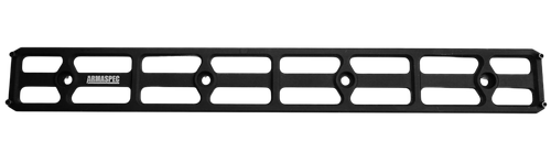 Armaspec ARM621-12 ARCA Rail 12 Slot M-LOK  Black Aluminum Compatible w/ AR-15/10 MLOK Rails
