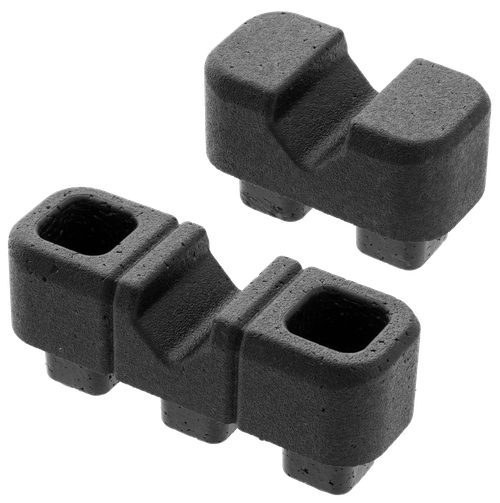 Magpul MAG1367-BLK DAKA Block Kit V-Block, Includes Double V-Block (2) & Triple V-Blocks (2), Black Polypropylene, Fits Magpul DAKA Cases/Organizer Systems
