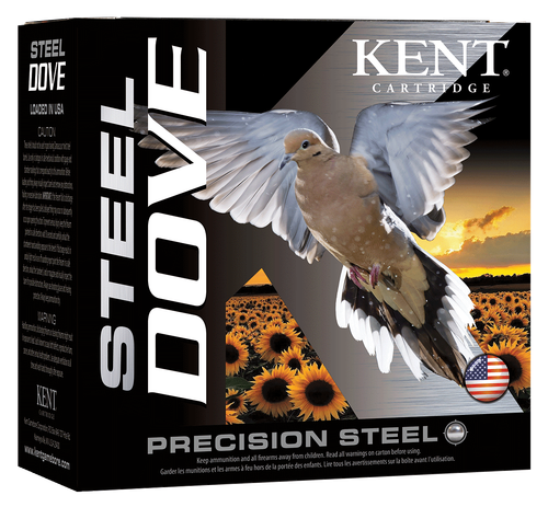 Kent Cartridge K12SD286 Steel Dove  12Gauge 2.75" 1oz 6Shot 25 Per Box/10 Case