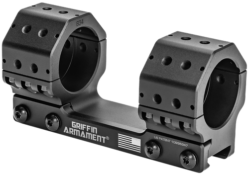 Griffin Armament GSM135H34MM GPM Scope Mount/Ring Combo Black 34mm Tube