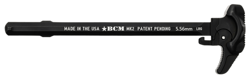 BCM GFHMK2LRG Asymmetric MK2 Charging Handle Compatible w/ Mil-Spec AR-15 Black 7075 T-6 Aluminum
