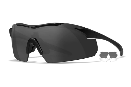 Wiley X 3501 Vapor  Smoke Gray/Clear Lens Polycarbonate Matte Black Frame