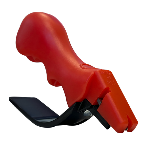 AccuSharp 1001C Sharpener Knife & Scissor Hand Held Diamond-Honed Carbide Sharpener Red