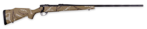 Weatherby VHH222RR6B Vanguard Outfitter 22-250 Rem 5+1 24" Threaded/Spiral Fluted, Graphite Black Barrel/Rec, Tan with Brown & White Sponge Synthetic Stock, Accubrake Muzzle Brake, Adj. Trigger