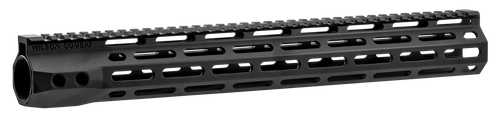Wilson Combat TRMLOK15 M-LOK Rail  AR-15 Black Hardcoat Anodized 6005A-T5 Aluminum 15" M-LOK